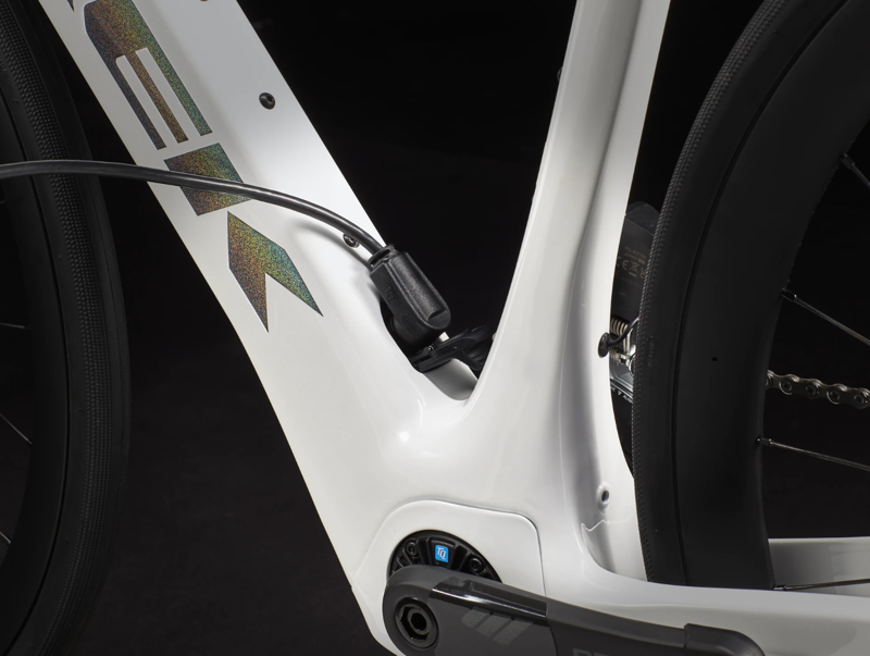 Trek Domane+ SLR 6 Electric Carbon Road Bike 2023 in White-5